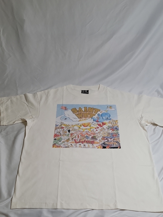Saint Michael Other - Saint Mxxxxxx Saint Wet White Short Sleeve T Shirt